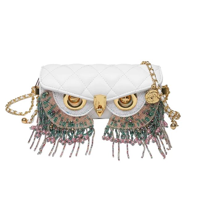 Dyani  Leather Owl Handbag