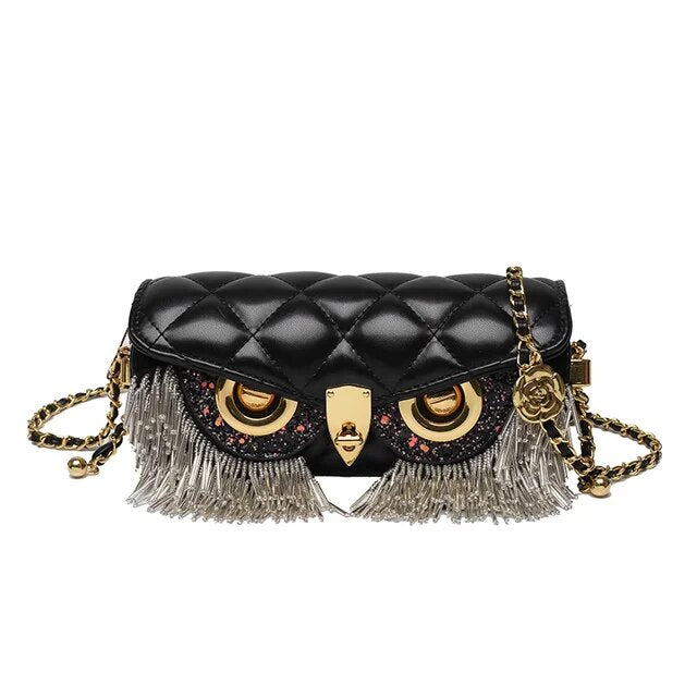 Dyani  Leather Owl Handbag