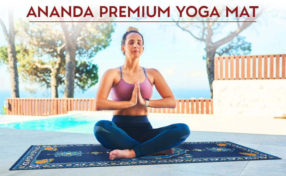 Ananda Rug Pattern Yoga Mat - Magic Carpet Design