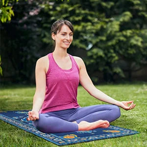 Ananda Rug Pattern Yoga Mat - Magic Carpet Design